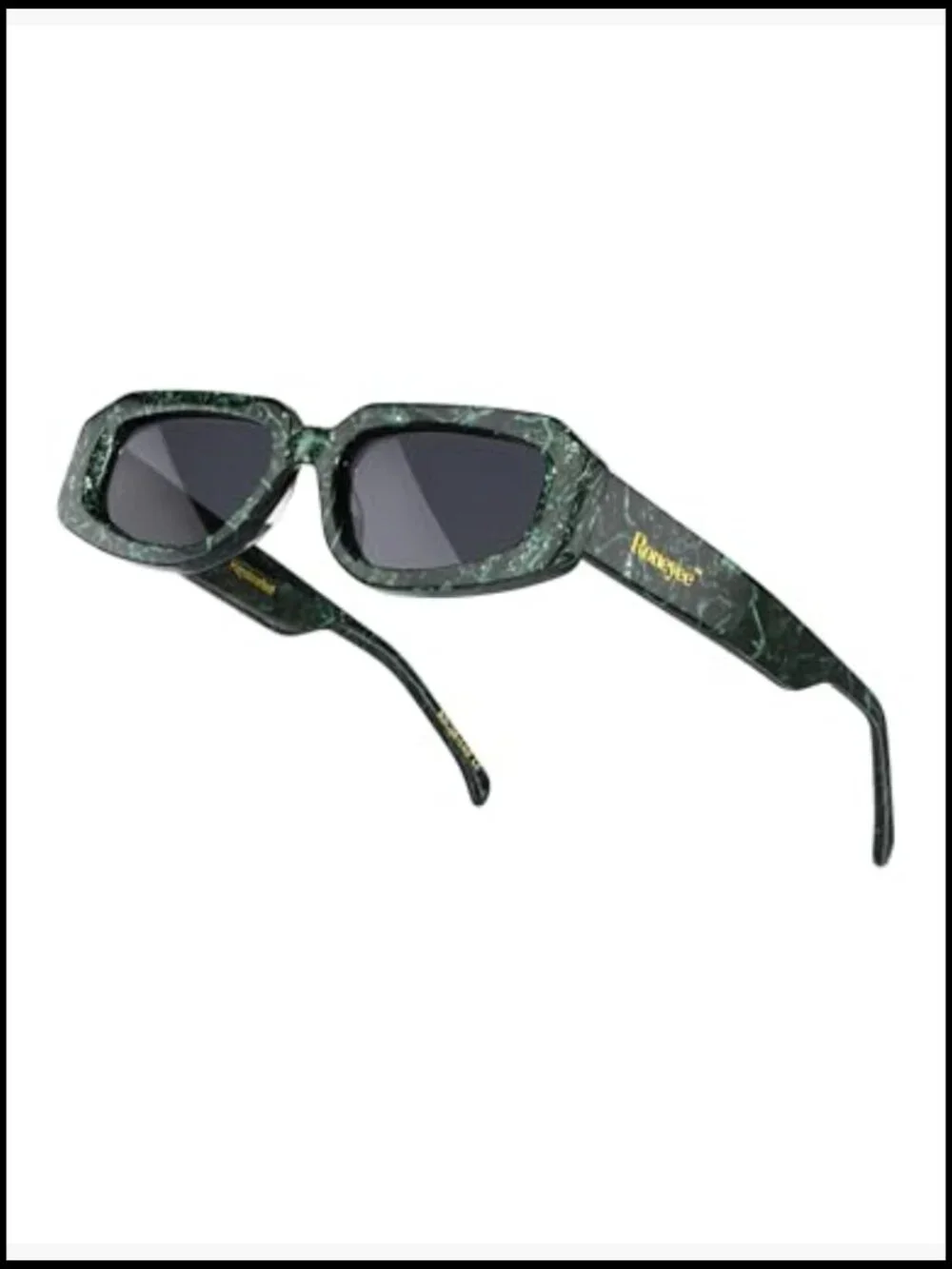 Unisex Retro Acetate Sunglasses UV Protection Nylon Lens